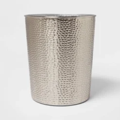 Solid Hammered Wastebasket - Threshold™ -Threshold GUEST dbc00f62 6616 42db 9329 cd7c8d978912