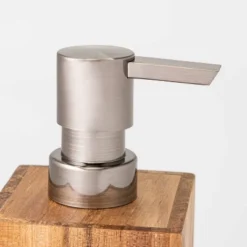 Medium Acacia Soap Pump Natural - Threshold™ -Threshold GUEST dc33790e 267c 43d1 bf10 f6dd1974eefc