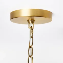 Tapered Rattan Ceiling Light Brown - Threshold™ Designed With Studio McGee -Threshold GUEST dea45662 84bf 4798 a471 52f84a26db63