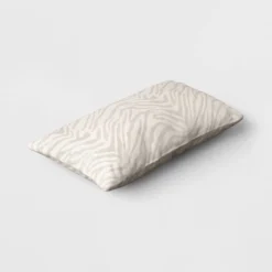 Velvet Jacquard Zebra Lumbar Throw Pillow - Threshold™ -Threshold GUEST e1ac4c7c 0914 45f8 920b 0fc401d378a7