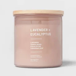 Glass Jar Lavender And Eucalyptus Candle - Threshold™ 11 Glass Jar Lavender And Eucalyptus Candle - Threshold™ -Threshold GUEST e81489c4 059a 4f25 9afd 98f3df3af24b