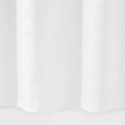 Dyed Clipped Diamond Shower Curtain White - Threshold™ 7 Dyed Clipped Diamond Shower Curtain White - Threshold™ -Threshold GUEST e9083fa3 4dae 4049 a274 c3e218597b3c