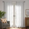 1pc 54"x84" Light Filtering Stitched Edge Curtain Panel Cream - Threshold™ 1 1pc 54"x84" Light Filtering Stitched Edge Curtain Panel Cream - Threshold™ -Threshold GUEST ede65d06 2516 4128 9981 c8cd87549ce3