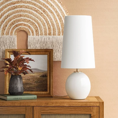 Marble Table Lamp Off-White - Threshold™ 3 Marble Table Lamp Off-White - Threshold™