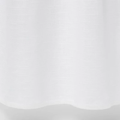 Woven Shower Curtain White - Threshold™ 5 Woven Shower Curtain White - Threshold™ - Image 3