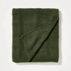 Grid Knit Throw Blanket - Threshold™ Designed With Studio McGee -Threshold GUEST f215dc3f 44a0 4c1b 9ed3 f6fe35bcd634