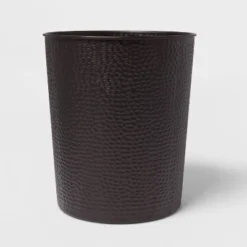 Solid Hammered Wastebasket - Threshold™ -Threshold GUEST f2c019f4 1e46 42ac 9b22 abbc60b18472