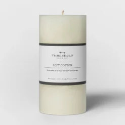 Pillar Candle Soft Cotton White - Threshold™ 11 Pillar Candle Soft Cotton White - Threshold™ -Threshold GUEST f4713196 2100 4643 9a46 22b33129a00c
