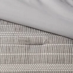 12pc Chambray Matelasse Stripe Comforter & Sheet Bedding Set Gray - Threshold™ 14 12pc Chambray Matelasse Stripe Comforter & Sheet Bedding Set Gray - Threshold™ -Threshold GUEST f59e7d48 b0ee 4ce0 8269 0dd68763ac49