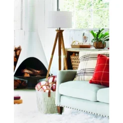 Oak Wood Tripod Floor Lamp Dark Brown - Threshold™ 16 Oak Wood Tripod Floor Lamp Dark Brown - Threshold™ -Threshold GUEST f662f2ec 6ed0 4f35 8681 9ea5c84bfc7c