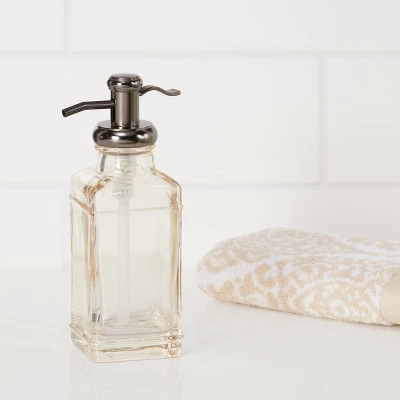 Antique Glass Tall Soap Pump Brown - Threshold™ 3 Antique Glass Tall Soap Pump Brown - Threshold™