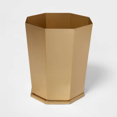 Bathroom Wastebasket Gold - Threshold™ 4 Bathroom Wastebasket Gold - Threshold™ - Image 2
