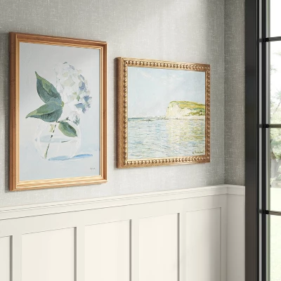 16" X 20" Harmonious Bouquet Framed Wall Cotton Canvas Board - Threshold™ 3 16" X 20" Harmonious Bouquet Framed Wall Cotton Canvas Board - Threshold™